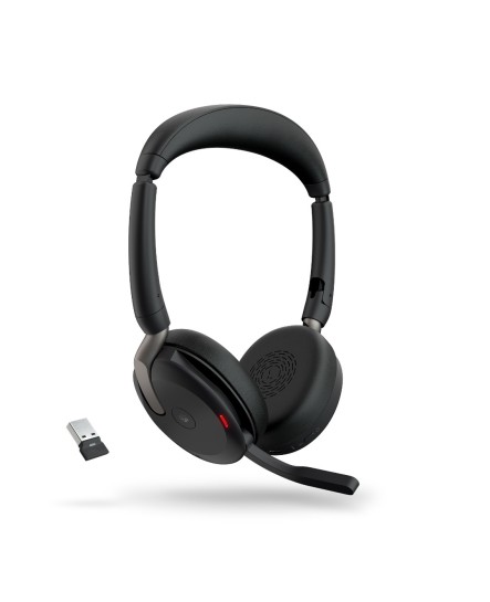 Jabra Evolve2 65 Flex MS link380 USB-A stereo headset Jabra Evolve2 65 Flex MS link380 USB-A stereo headset
