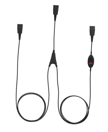 Jabra supervisor y-cord medlyssning headsetkabel
