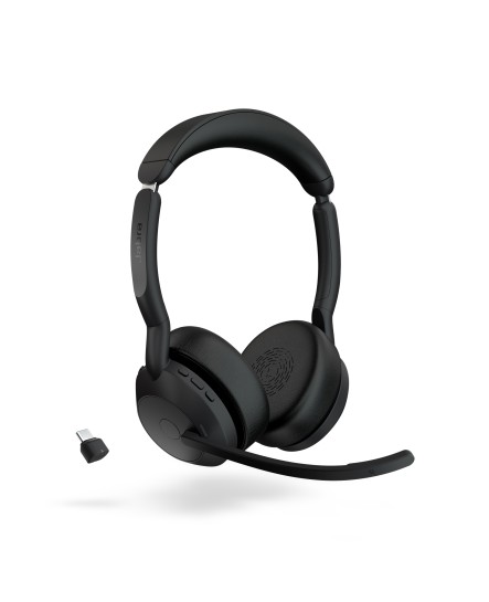 Jabra Evolve2 55 UC Link380c stereo headset Jabra Evolve2 55 UC Link380c stereo headset
