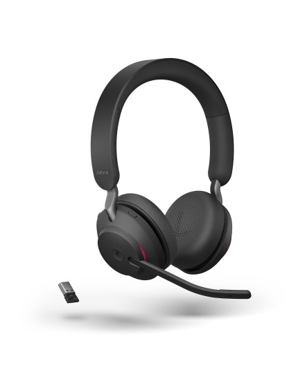 Jabra Evolve2 65 MS USB-A svart stereo headset