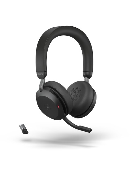 Jabra Evolve2 75 MS link380 USB-A svart stereo headset