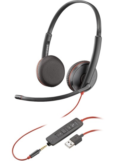 Poly Blackwire 3225 Stereo USB-A headset
