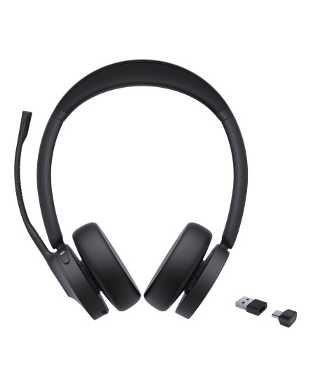 Yealink BH70 Dual Teams trådlöst Bluetooth USB-C USB-A svart stereo headset