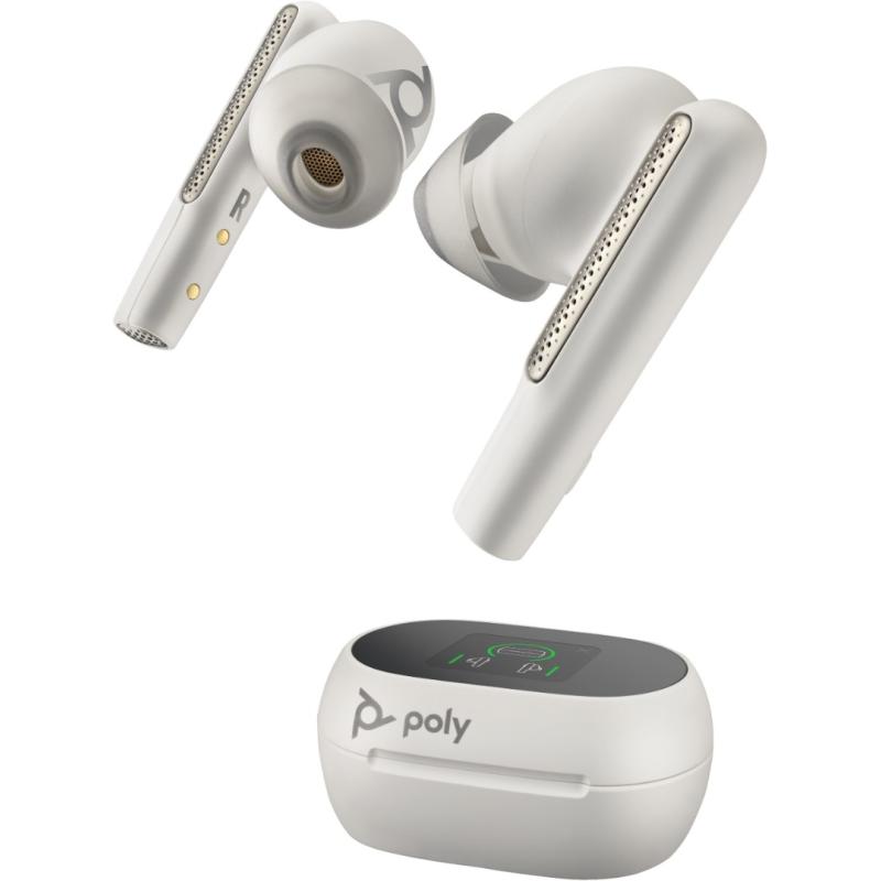Poly Voyager Free 60+ vit BT700 USB-C UC true wireless hörlurar
