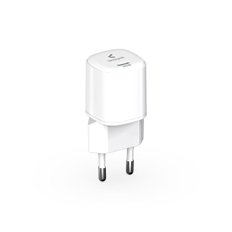 Unisynk Compact 30W USB-C väggladdare